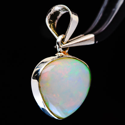 Premium Ethiopian Opal Pendant 1" (.925 Sterling Silver)