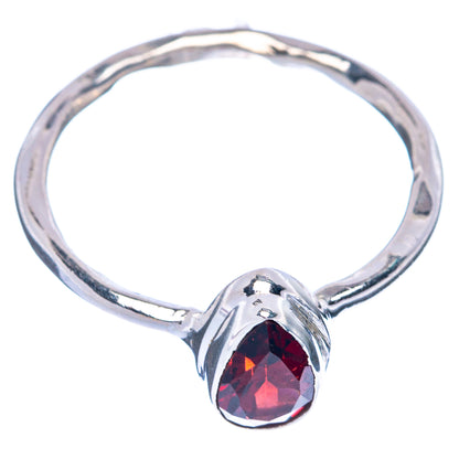 Garnet Dainty Ring Size 6.75 (925 Sterling Silver) R145441