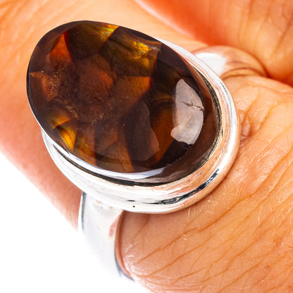 Rare Mexican Fire Agate Ring Size 7 (.925 Sterling Silver)