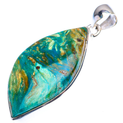 Peruvian Opal Pendant 1 5/8" (925 Sterling Silver) PD38447