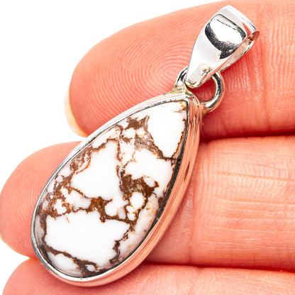 Wild Horse Jasper Pendant 1 3/8" (.925 Sterling Silver)