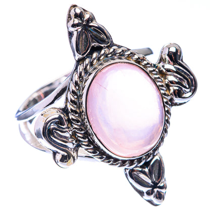 Premium Rose Quartz Ring Size 7 (925 Sterling Silver) R141743