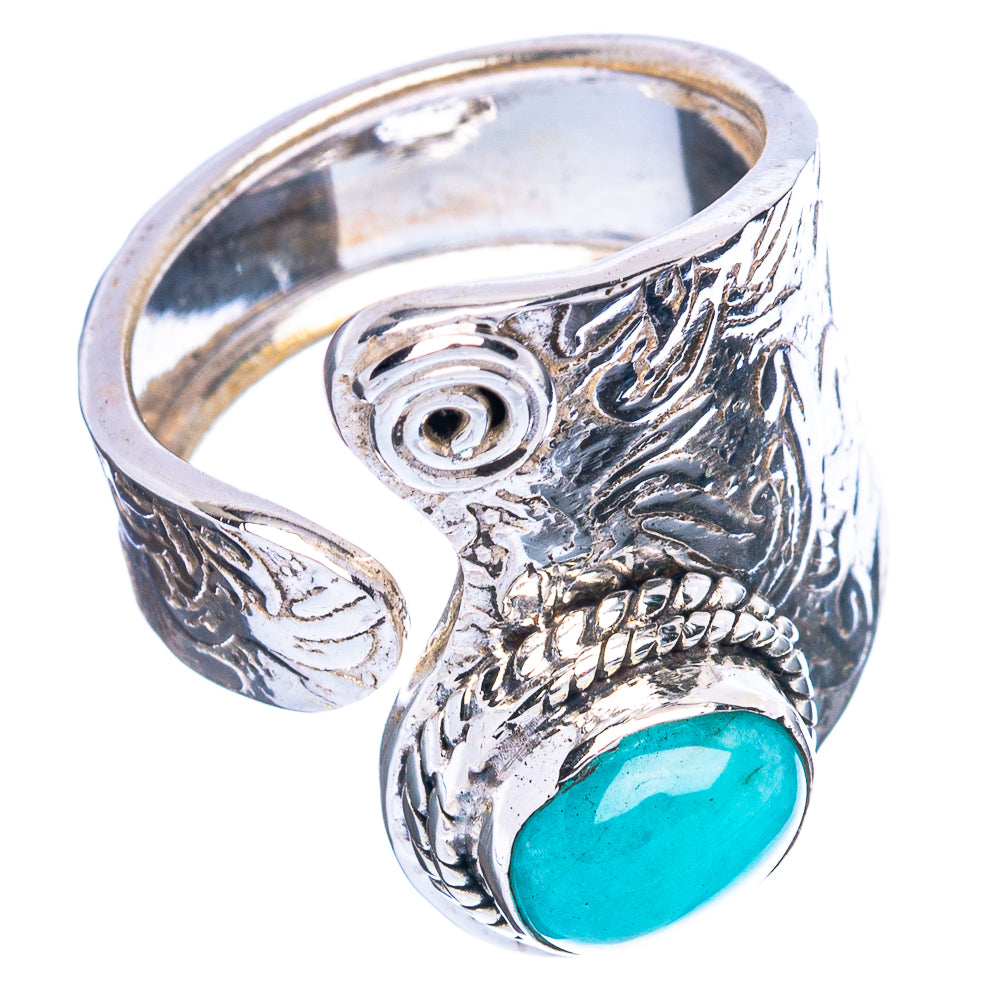 Larimar Ring Size 5.75 (925 Sterling Silver) R3749