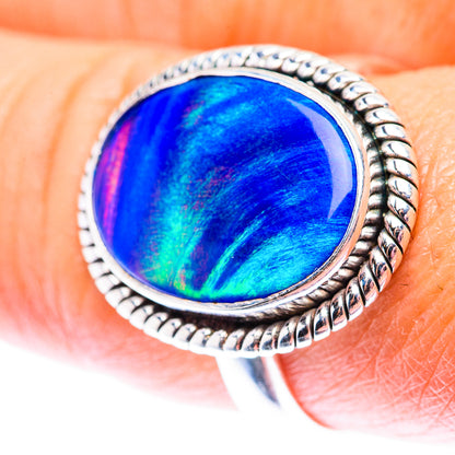 Aura Opal Ring Size 8.25 (925 Sterling Silver) RING140105