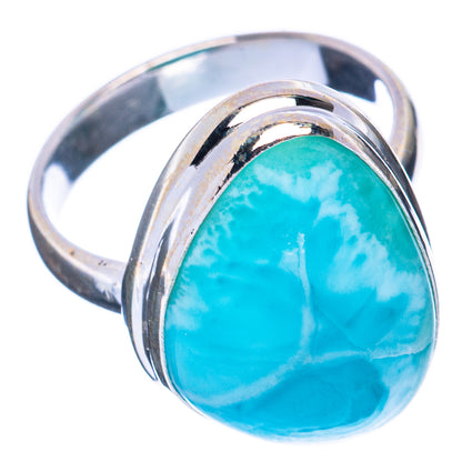 Larimar Ring Size 7.75 (925 Sterling Silver) R2927