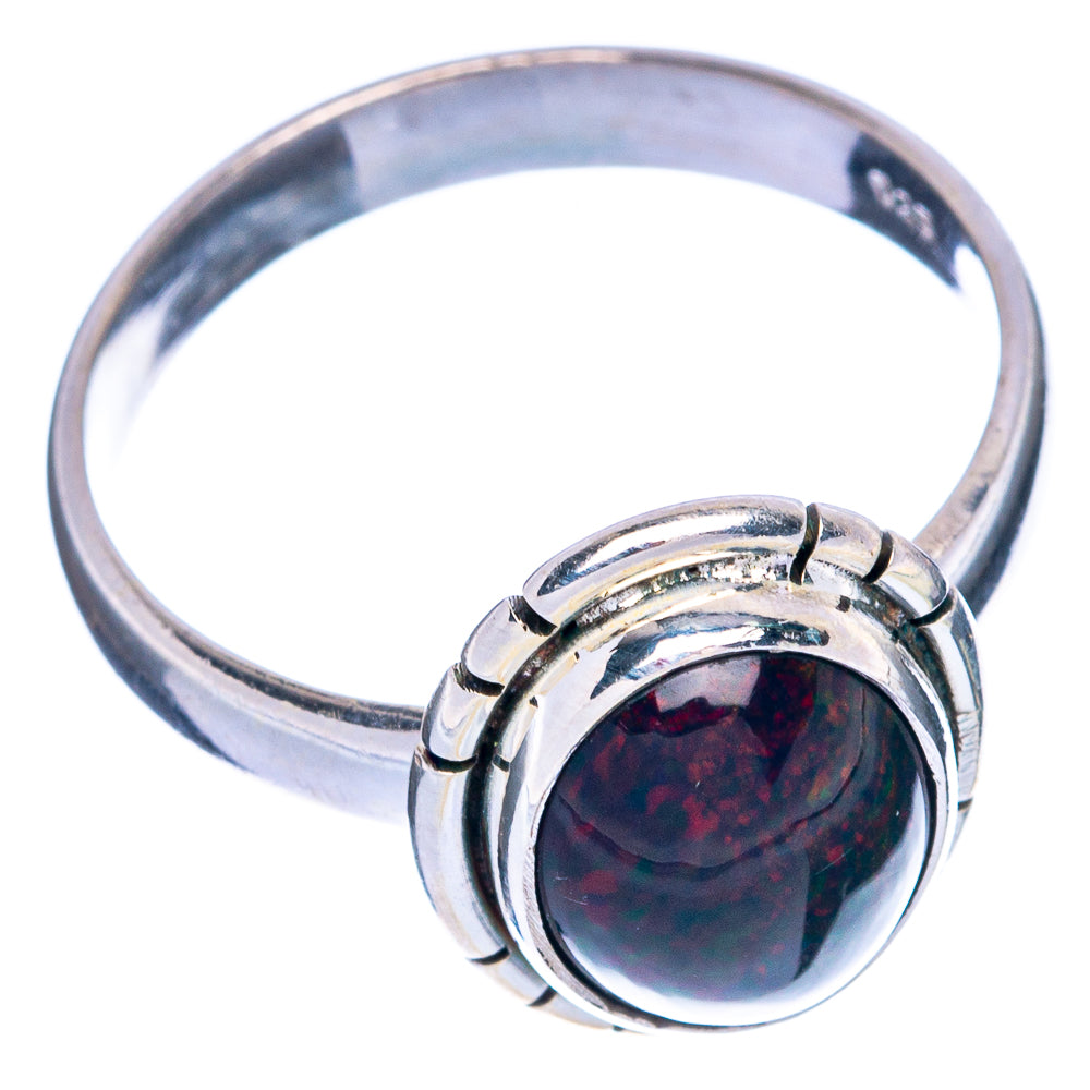 Black Opal Ring Size 9.5 (925 Sterling Silver) R144440