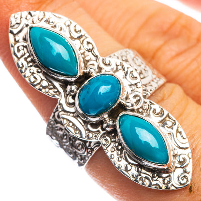 Large Sleeping Beauty Turquoise 925 Sterling Silver Ring Size 7