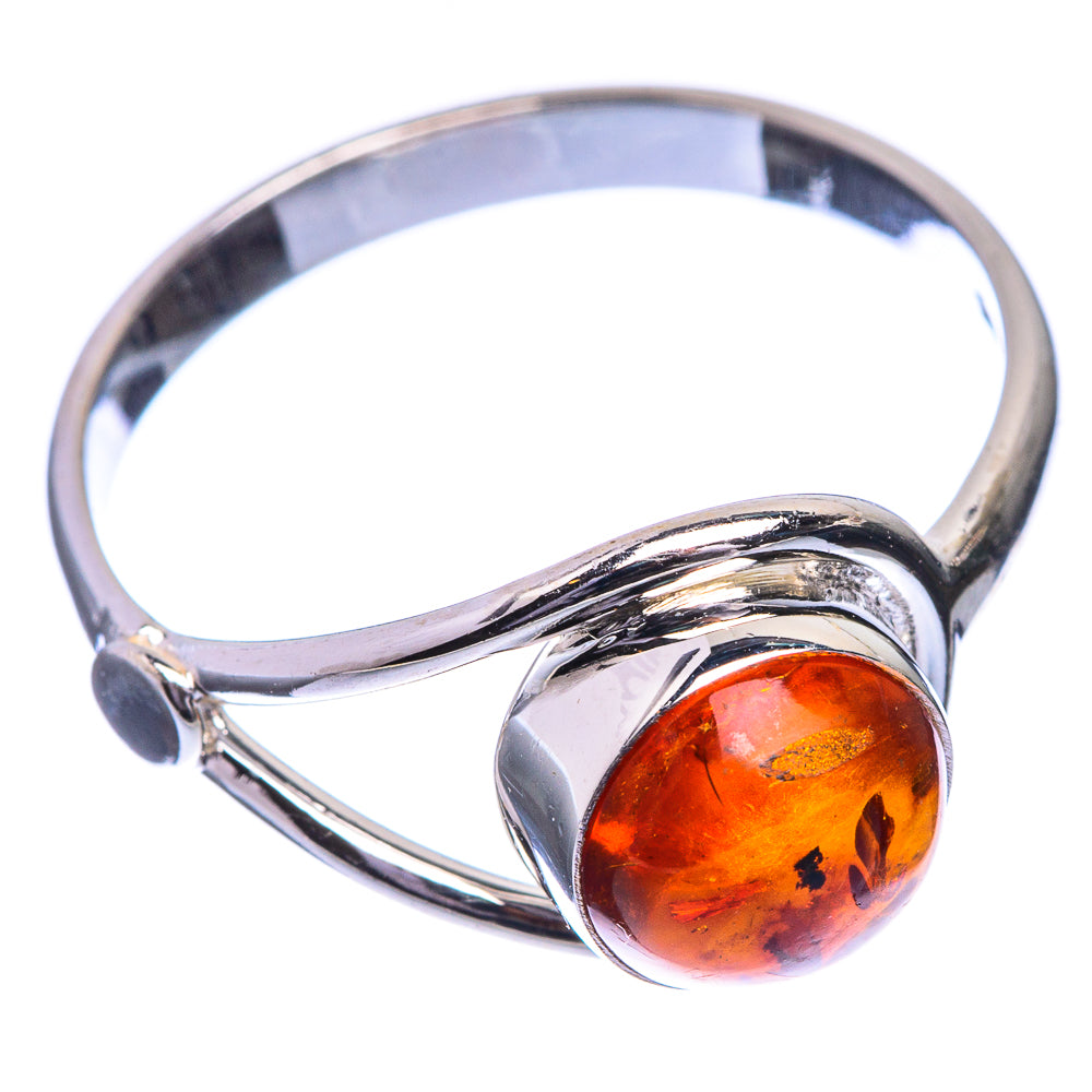 Baltic Amber Ring Size 9 (925 Sterling Silver) RING143305