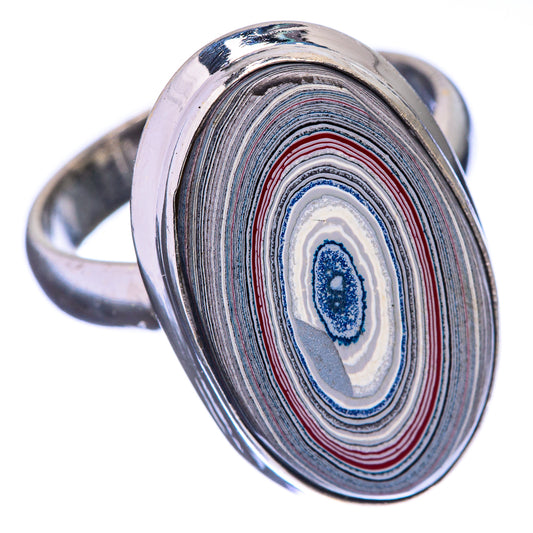 Fordite Ring Size 8 (925 Sterling Silver) R142702