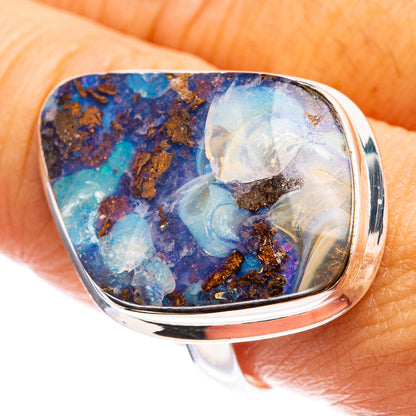 Large Boulder Opal Ring Size 10 (925 Sterling Silver) R142865