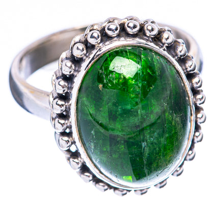 Chrome Diopside Ring Size 7.75 (925 Sterling Silver) R2145
