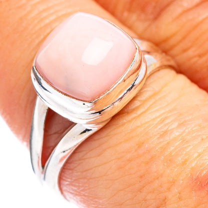 Pink Opal Ring Size 8.5 (.925 Sterling Silver)