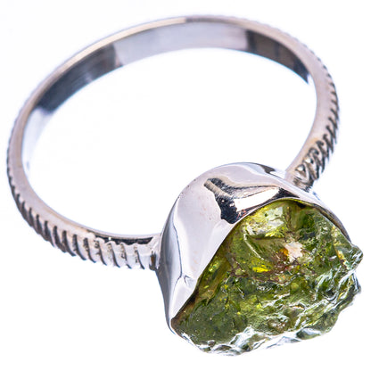 Peridot Dainty Ring Size 7 (925 Sterling Silver) R5142