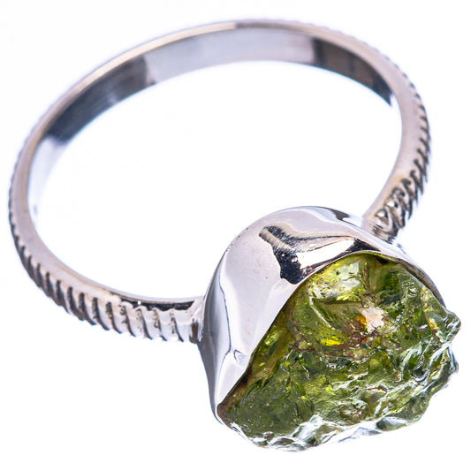 Peridot Dainty Ring Size 7 (925 Sterling Silver) R5142