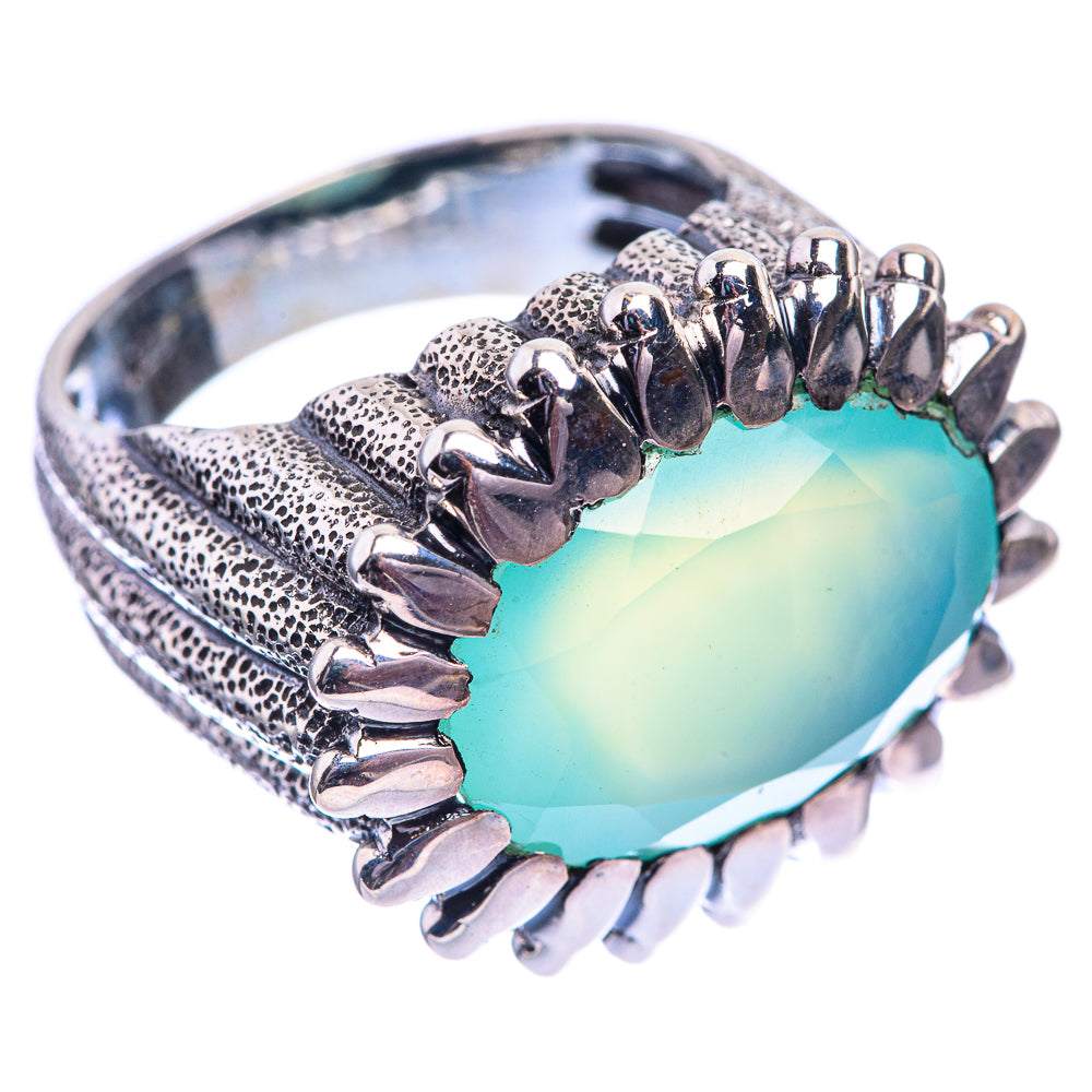 Aqua Chalcedony Ring Size 6.75 (925 Sterling Silver) R141973