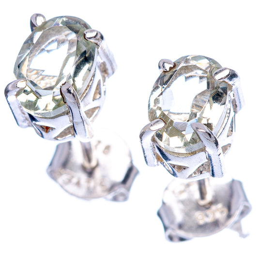 White Quartz Dainty Earrings 1/4" (925 Sterling Silver) E2052
