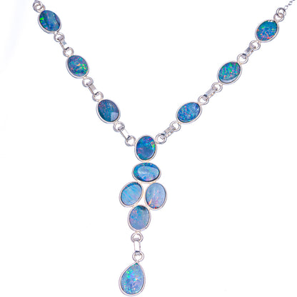Ana Silver Co Doublet Opal Bracelet 7 To 8" (925 Sterling Silver) (925 Sterling Silver) N90095