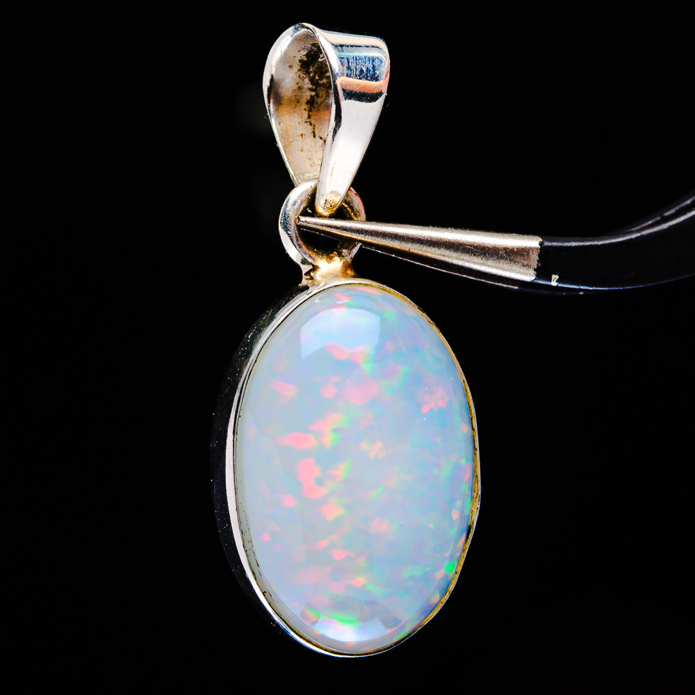 Premium Ethiopian Opal Pendant 1 1/8" (.925 Sterling Silver)