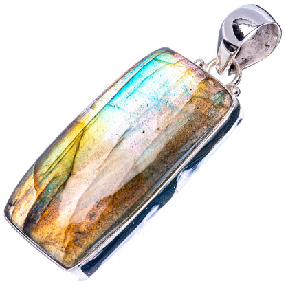 Labradorite Pendant 2" (925 Sterling Silver) P43177