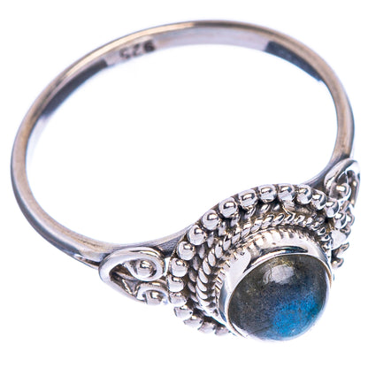 Labradorite Dainty Ring Size 6.75 (925 Sterling Silver) R1205