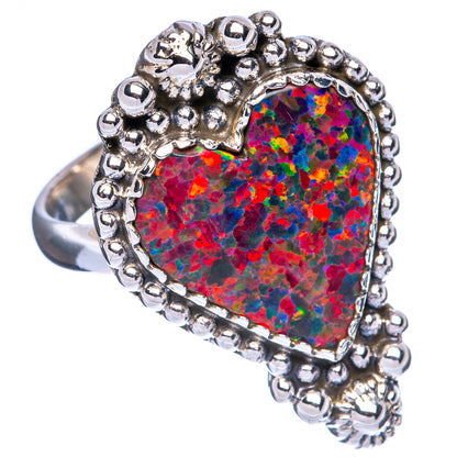 Synthetic Opal Ring Size 7.5 (925 Sterling Silver) R146232