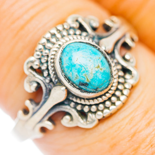 Mojave Turquoise Ring Size 8 (.925 Sterling Silver)