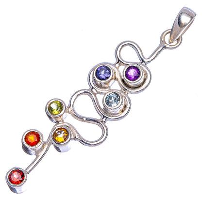 Chakra Pendant 1 7/8" (925 Sterling Silver) P40576