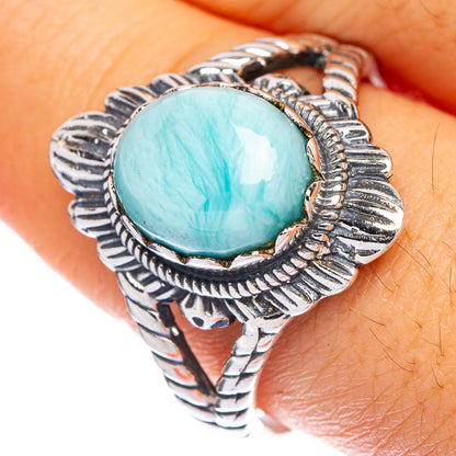 Larimar Ring Size 10 (925 Sterling Silver) R144537