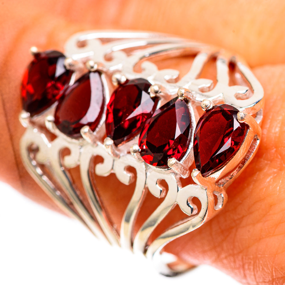 Garnet Ring Size 10 (925 Sterling Silver) RING138692