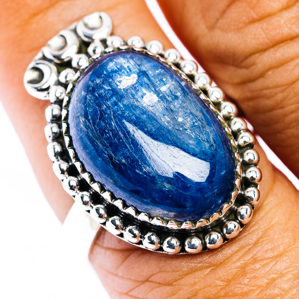 Kyanite Ring Size 8.5 (.925 Sterling Silver)