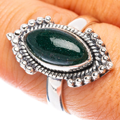 Green Fuchsite 925 Sterling Silver Ring Size 7.75 (925 Sterling Silver) R5386