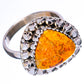 Bumble Bee Jasper Ring Size 8.5 (925 Sterling Silver) R3995
