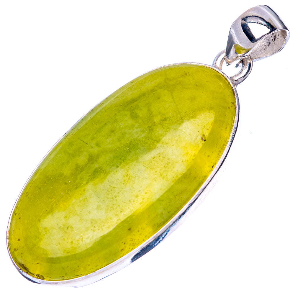 Aventurine Pendant 1 3/4" (925 Sterling Silver) P42848