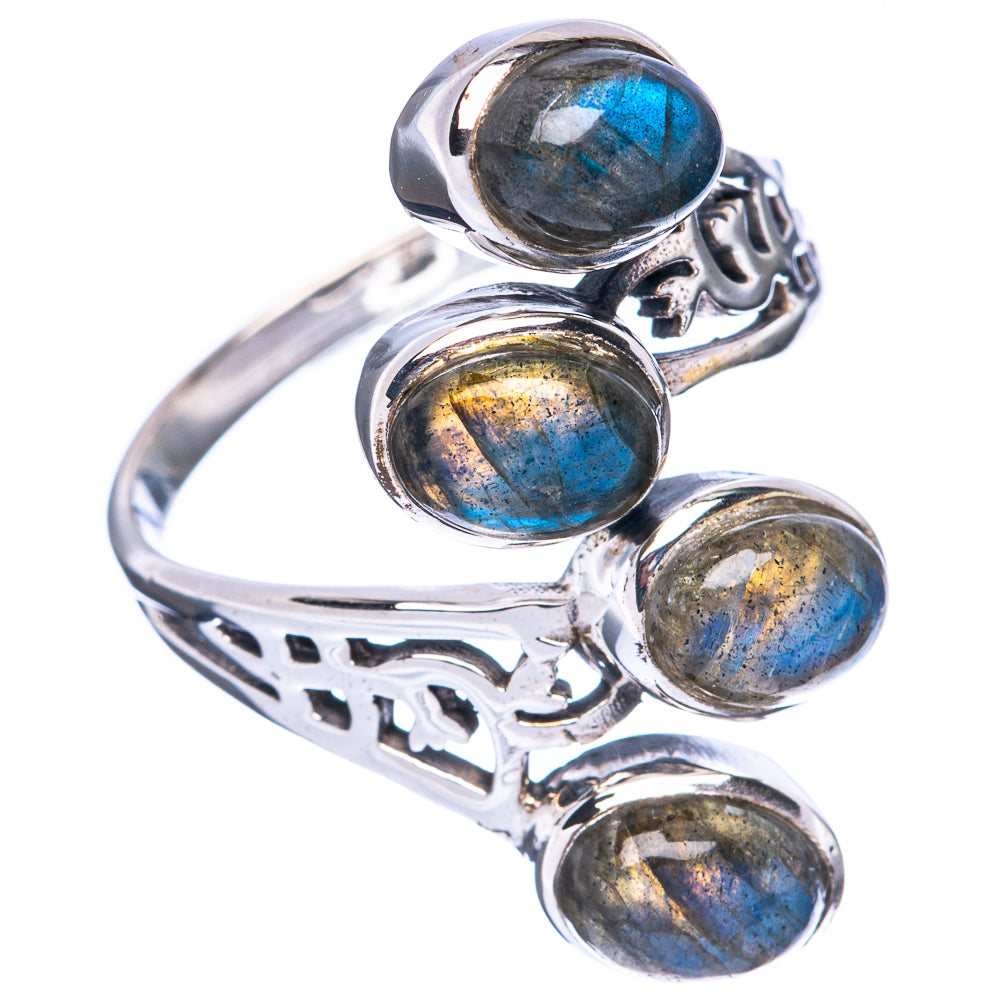 Labradorite Ring Size 8.75 (925 Sterling Silver) R2998