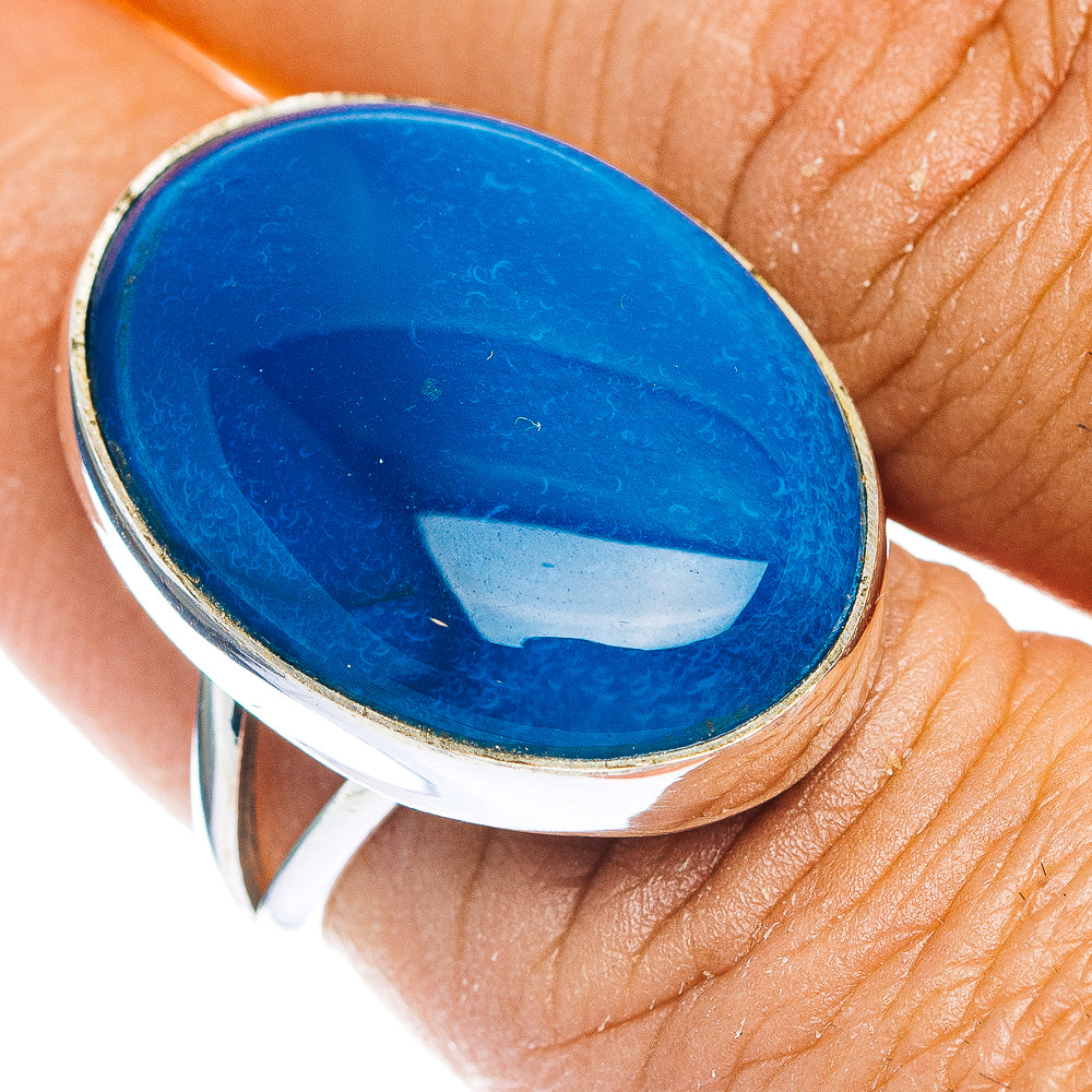 Premium Owyhee Opal Ring Size 7.25 (.925 Sterling Silver)