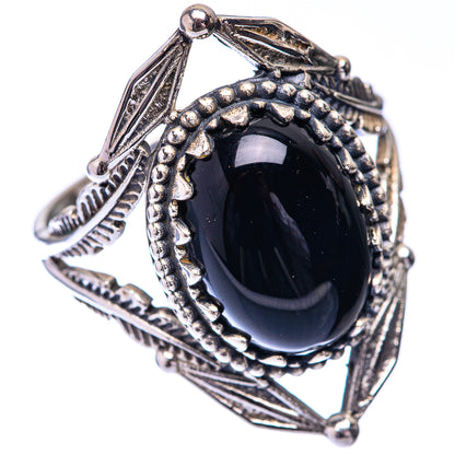 Black Onyx Ring Size 9.25 (925 Sterling Silver) R140766