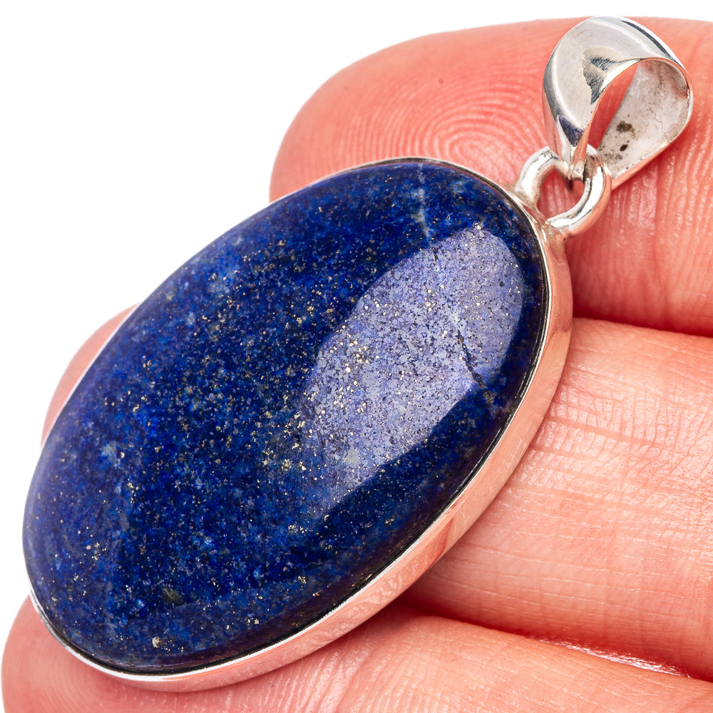 Lapis Lazuli Pendant 1 5/8" (925 Sterling Silver) P42829