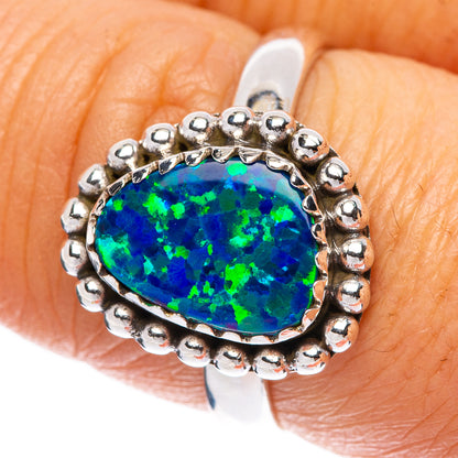 Synthetic Opal Ring Size 8 (925 Sterling Silver) R146198