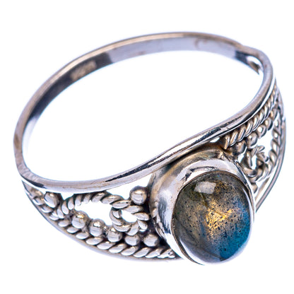 Labradorite Dainty Ring Size 7 (925 Sterling Silver) R145813