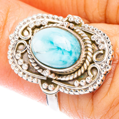 Larimar Ring Size 5.75 (925 Sterling Silver) R146971