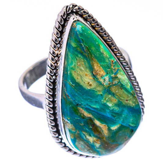 Large Peruvian Opal Ring Size 8.25 (925 Sterling Silver) R141634