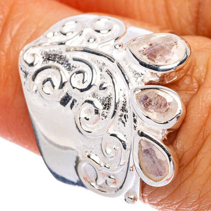 Rainbow Moonstone Ring Size 6.25 (925 Sterling Silver) R146474
