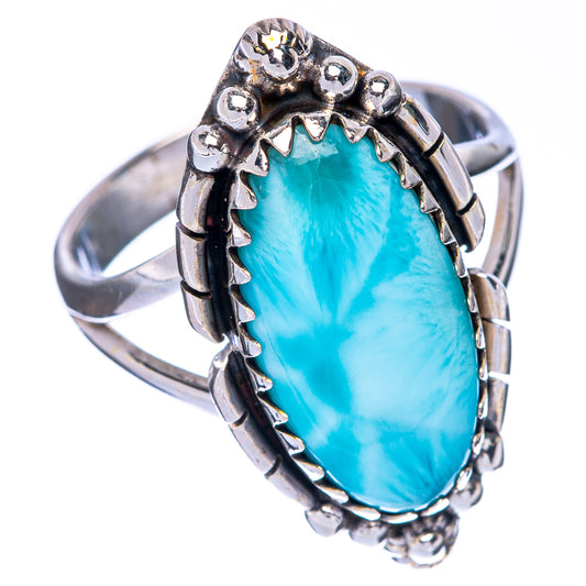 Larimar Ring Size 8.25 (925 Sterling Silver) R144559