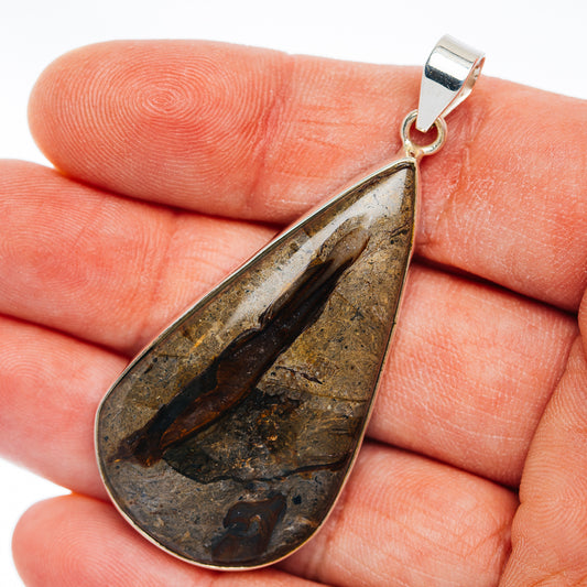 Premium Rock Calcy Pendant 2 1/4" (.925 Sterling Silver)