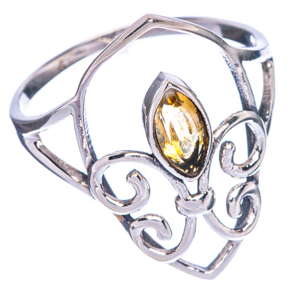 Faceted Citrine Ring Size 10 (925 Sterling Silver) R147157