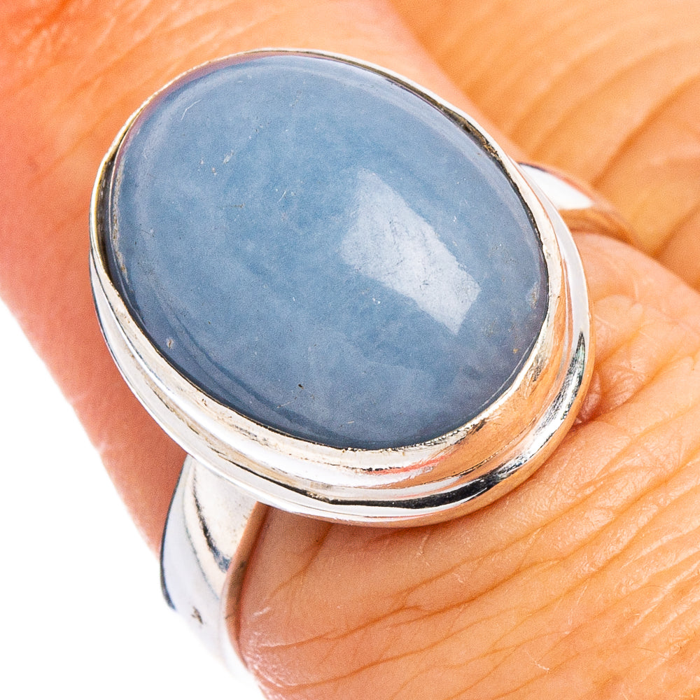 Angelite  Ring Size 7 (.925 Sterling Silver)