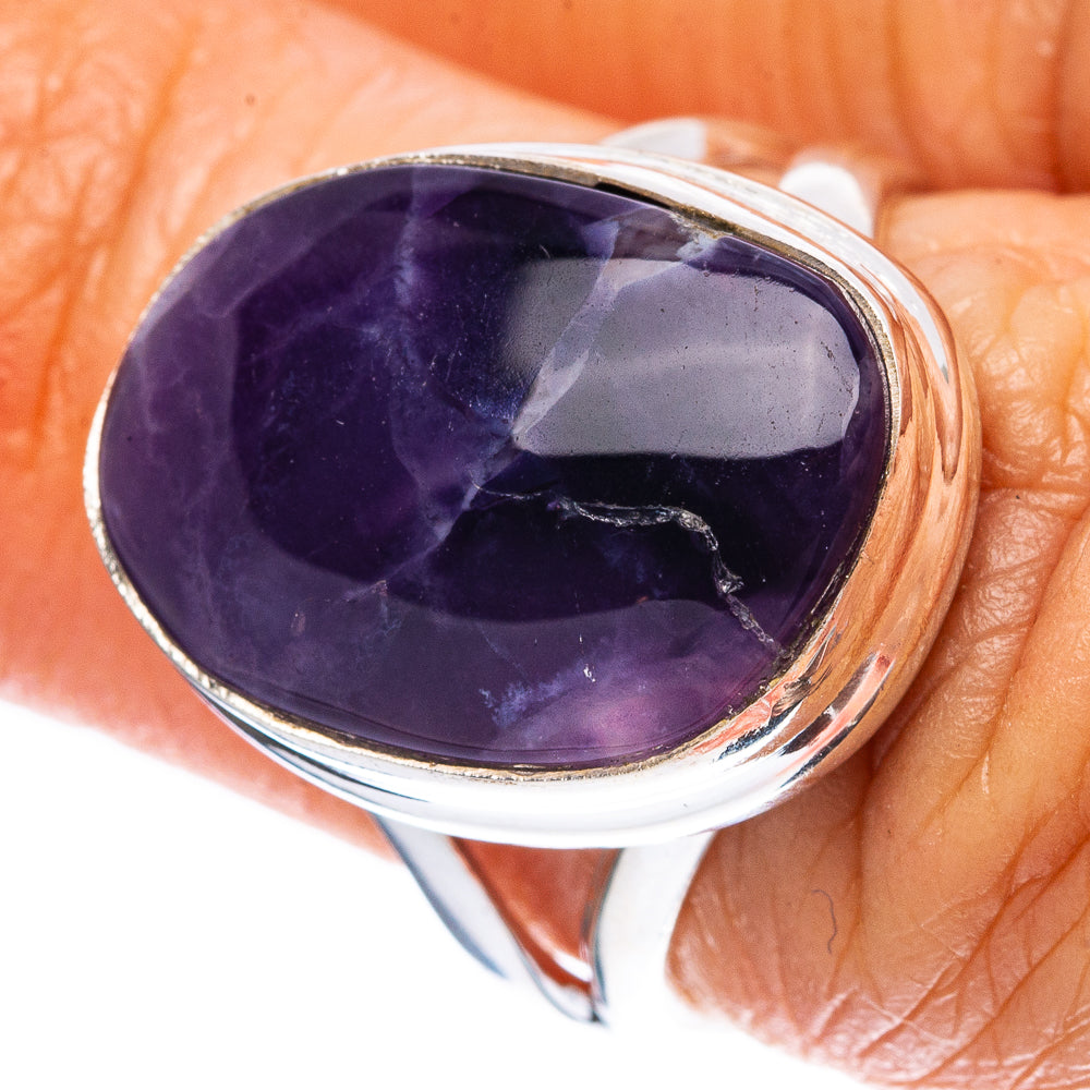 Rare Mexican Purple Opal Ring Size 6 (925 Sterling Silver) R4090