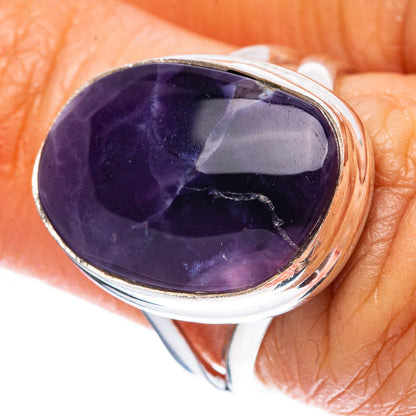 Rare Mexican Purple Opal Ring Size 6 (925 Sterling Silver) R4090