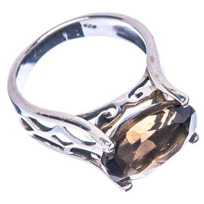 Smoky Quartz Ring Size 6.75 (925 Sterling Silver) R1533