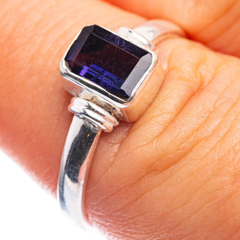 Faceted Tanzanite Dainty Ring Size 7 (925 Sterling Silver) R142580